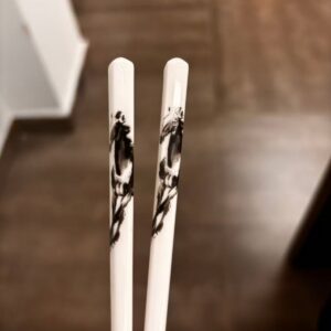 Xu Beihong Style Chopsticks, 10 Pairs (24 cm)