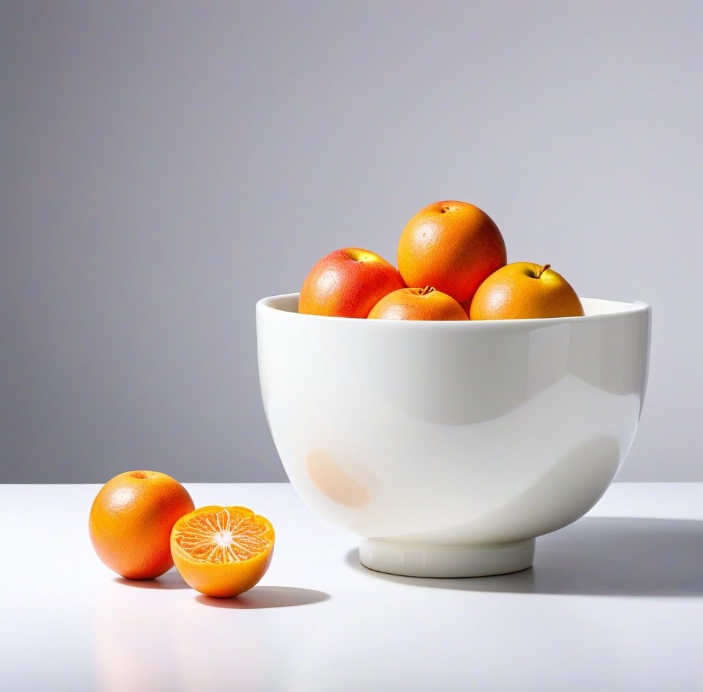 Sturdy Porcelain Fruit Bowl for Fresh Fruit Presentation
