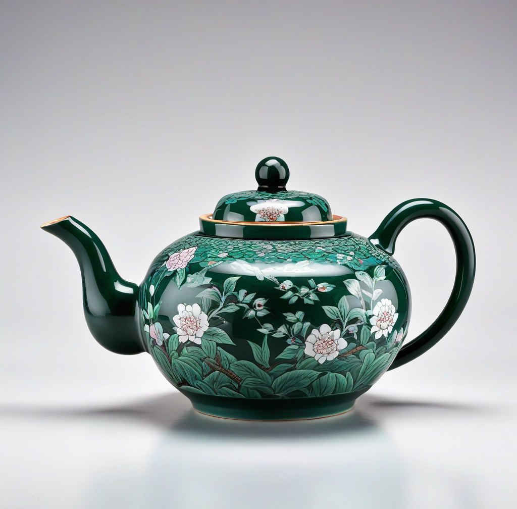 Classic Yixing Style Porcelain Teapot for Oolong and Puer Tea