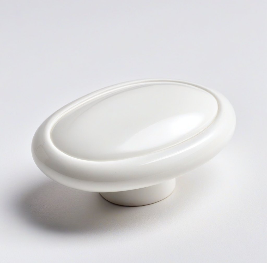 Delicate Porcelain Drawer Pull Handle for Kitchen Cabinet