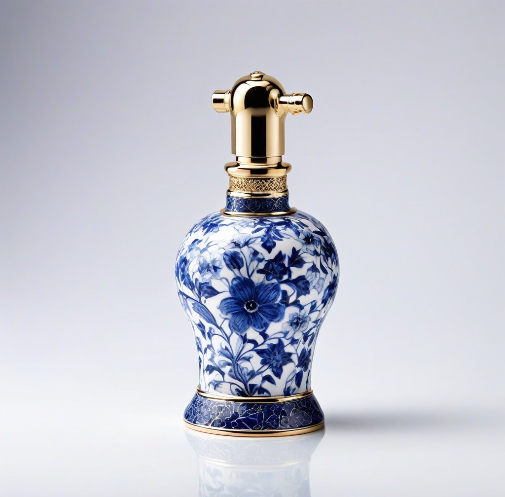Luxury Porcelain Perfume Bottle Dispenser for Home Fragrance
