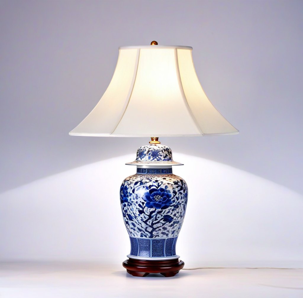 Decorative Porcelain Table Lamp for Bedroom Ambience